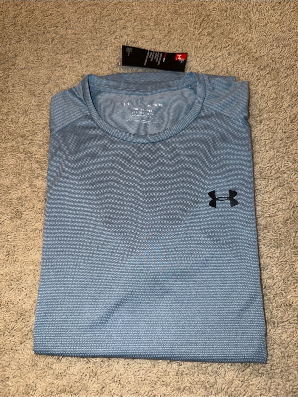 Under Armour Men’s Sky Blue Performance Short Sleeve Tee